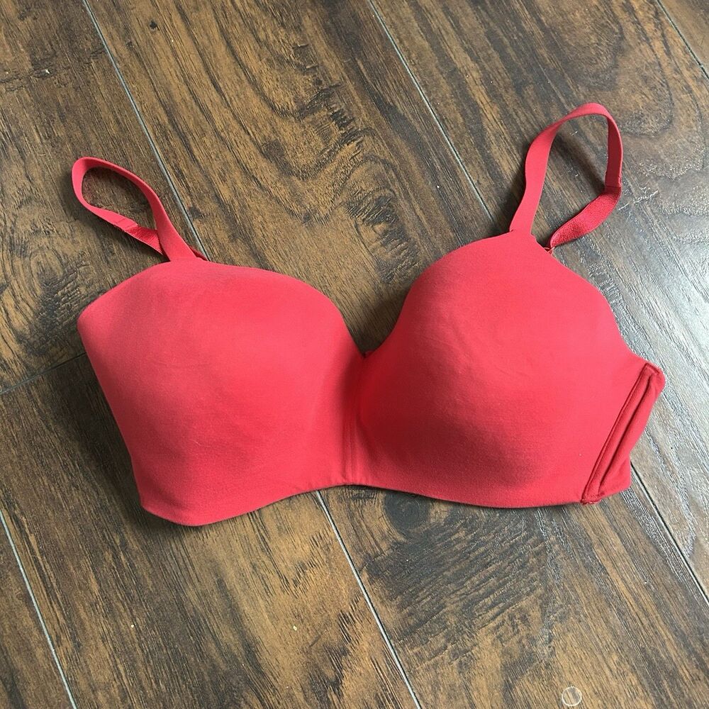 Wacoal 852189 How Perfect Wire Free T-Shirt Bra Size 36 DD Pink